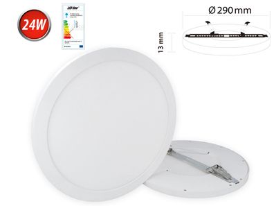 24W LED Panel Einbaustrahler Spot Einbauleuchte 2200 lm Deckenleuchte Rund