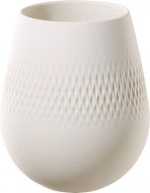 Villeroy & Boch Manufacture Collier blanc Vase Carré klein 12,5x12,5x14cm