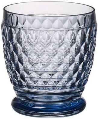 Villeroy & Boch Boston coloured Becher / Wasserglas / Cocktailglas blue 10cm 330ml