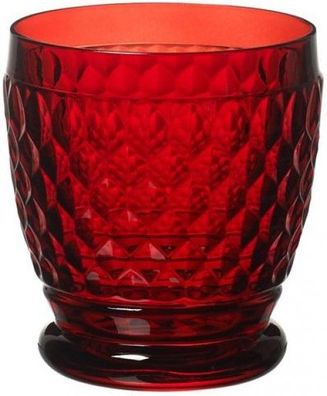 Villeroy & Boch Boston coloured Becher / Wasserglas / Cocktailglas red 10cm 330ml