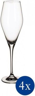 Villeroy & Boch La Divina Champagnerkelch Set 4tlg. je 25,2cm 260ml