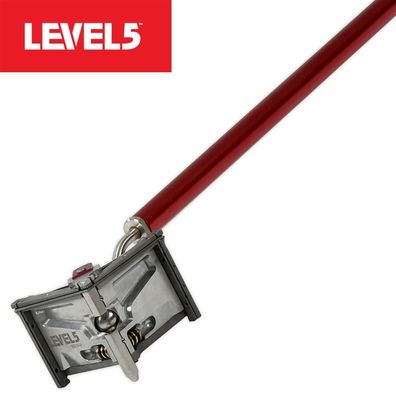 LEVEL5 Set Eckenfertiger 3,5" + Verlängerungsstiel 39-57" für Trockenbau 4-734S