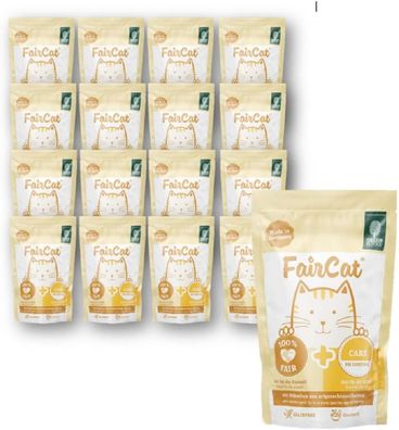 GreenPetFood - FairCat ¦Care - PH Control - 16x85g ¦ nasses Katzenfutter in Pouch...
