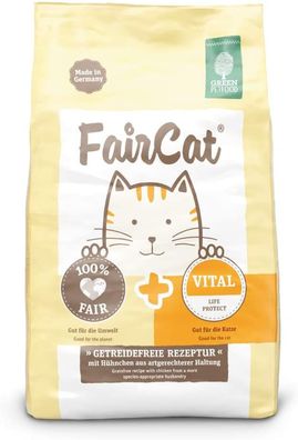 Green PetFood - Fair Cat Vital - 1 x 7,5 kg ¦ getreidefreies Katzentrockenfutter ...