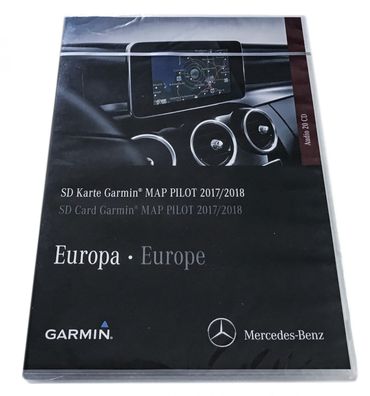 Neu OE Garmin Map Pilot V. 9.0 2017/2018 Karte A2189061903 Mercedes A W176 B W246 CLA