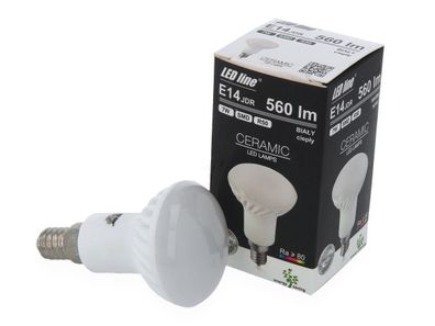 LED Line® E14 7W LED 560lm R50 JDR 170-250V SMD 2700K Warmweiß / 4000K Neutralweiß...