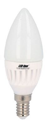 LED-Line 7W LED E14 C37 Leuchtmittel Leuchte Kerzenlampe 630lm 2700K Warmweiß ...