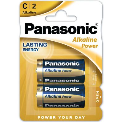 Panasonic Power Baby C Batterie LR14APB 1,5V Alkaline PAP LR14 2er Blister