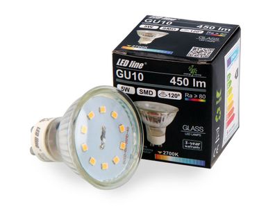 GU10 5W LED Leuchtmittel 450 lm Spot Strahler Einbauleuchte