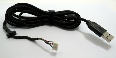 1x Logitech G403 USB-Kabel, Gewebe-Ummantelt, Original Logitech