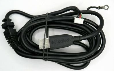 1x Logitech G910 Tastatur Ersatzkabel, USB-Kabel, schwarz, original