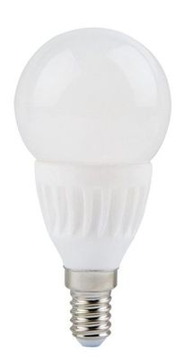 E14 7W LED Leuchtmittel Warmweiß 630 Lumen Kugelform Ceramic Energiesparlampe ...