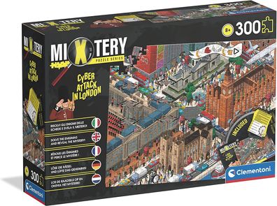 Clementoni 21711 Mixtery Cyberattacke auf London 300 Teile Puzzle