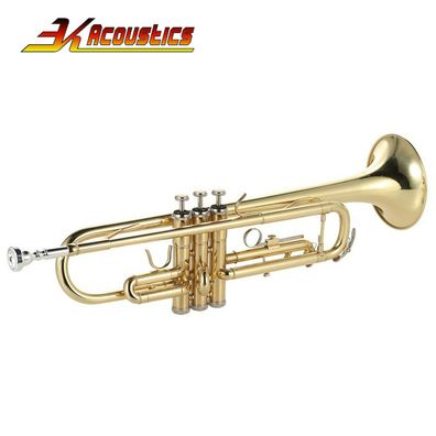 Bb-Trompete Jazztrompete Messing 3K-180S-21G Blasinstrument Koffer Mundstück