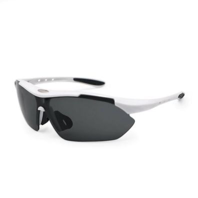 Sport Sonnenbrille Radfahrerbrille Sportbrille Rennrad Triathlon Brille X4 Weiss