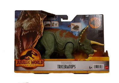 Jurassic World Triceratops Spielfigur mit Sound Sammelfigur Dinosaurier