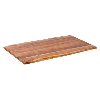 Akazie Tischplatte SOTTI Baumkante Esstischplatte Massivholzplatte Arbeitsplatte