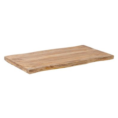 Mango Tischplatte ALBERO Baumkante Esstischplatte Massivholzplatte Arbeitsplatte