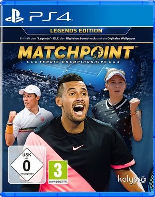 Matchpoint Tennis - Champ. Legends Edt | PS4 | Pre-Order | VÖ: 29.04.2022