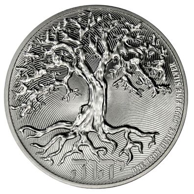 Niue New Zealand Mint Baum des Lebens Tree of Life 2022 1 oz 999 Silbermünze