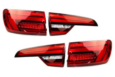 Komplett-Set LED-Heckleuchten mit dynamischem Blinklicht für Audi A4 B9 Avant