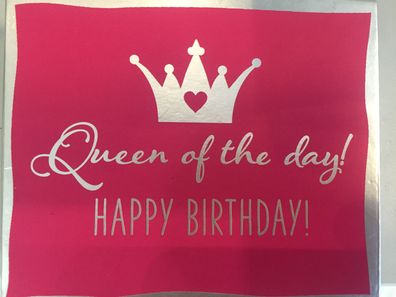 Wunscherfüller Soundbox 1 Stück Queen of the day Happy Birthday