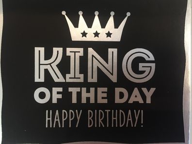 Wunscherfüller Soundbox 1 Stück King of the day Happy Birthday!