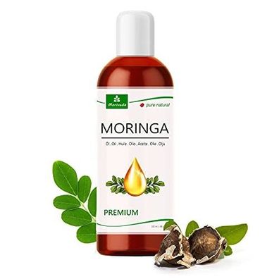 MoriVeda® Moringa Öl - Premium - kalt gepresst aus Moringa Samen (1x100m)