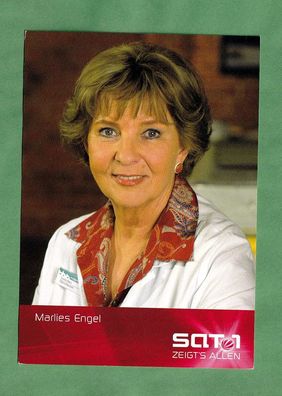 Marlies Engel (deutsche Schauspielerin - Alphateam) - Autogrammkarte
