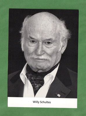 Willy Schultes (deutscher Schauspieler - verstorben) - Autogrammkarte