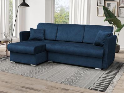 Ecksofa Mercury III Couch mit Bettkasten und Schlaffunktion L-Form Wohnzimmer