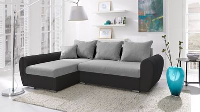 Ecksofa Bravo Couch mit Bettkasten und Schlaffunktion L-Form Wohnzimmer
