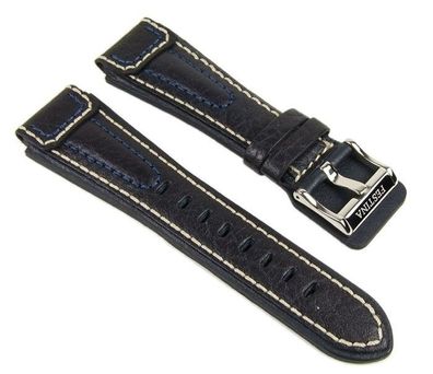 Festina Ersatzband Uhrenarmband Leder schwarzblau 22mm F16282/4 F16282