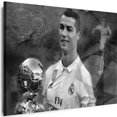 Bilder Leinwand C Ronaldo Sport Fußball Cup Wandbilder XXL Top