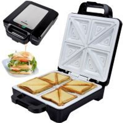 Sandwichmaker XLC mit Keramikplatten Thermostat und Edelstahldekor von Syntrox
