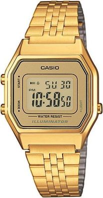 Casio Damen Armbanduhr Retro Classic La680Wega-9er Illuminator Gold Neu & Ovp
