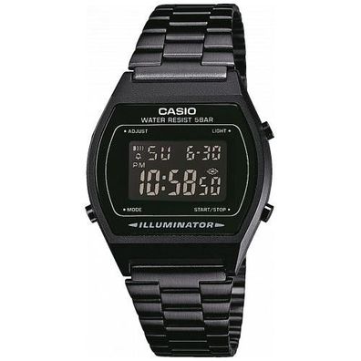 Casio Damen Armbanduhr Retro Classic B640WB-1Bef Illuminator Black Neu & Ovp