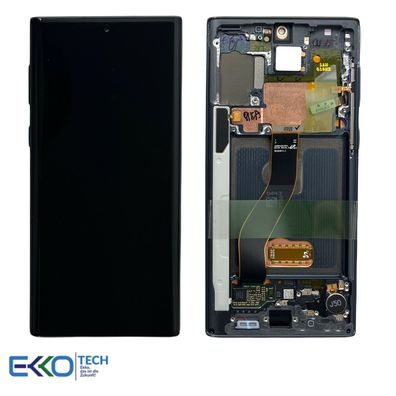 Original Samsung Galaxy Note 10 SM-N970 LCD Display TouchScreen Frame Schwarz