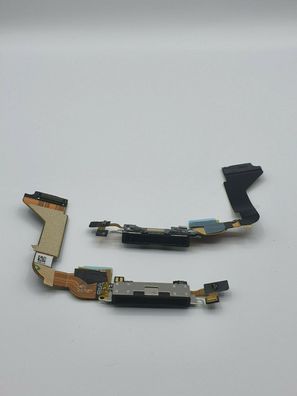 Für iPhone 4 Ladebuchse USB Flex Charging Port Dock Connector Microfon Schwarz