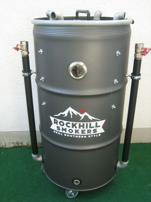 BBQ Drum Smoker UDS Ugly-Drum-Smoker Handarbeit 120 L von Rockhill Smokers
