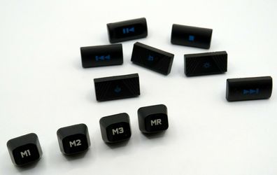Logitech G910 G-Tastatur 11 Ersatz-Tasten-Set "MR-Tasten & Multimedia-Tasten"