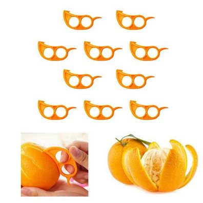 Orangenfix Orangenschäler Apfelsinenschäler Zitrusschäler Obstschäler [10er Set]