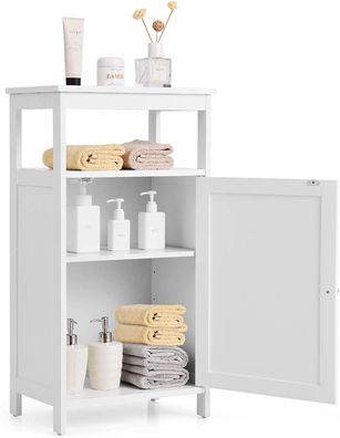 Badezimmerschrank Badschrank, freistehender Unterschrank Küchenschrank mit Einzeltür