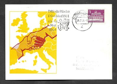 Umschlag BRD 5 Belege Deutsch/ Amerikanische Freundschaft