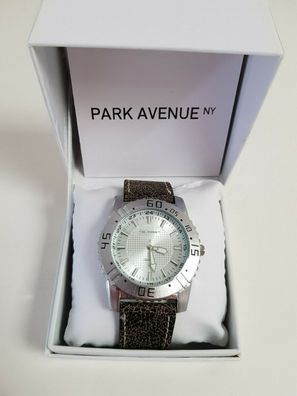 Park Avenue Herrenarmbanduhr Armbanduhr Armband Uhr für Herren Quarzwerk