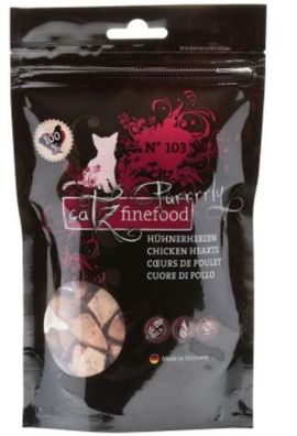 catz finefood - Purrrrly ¦ Snack - N° 103 - Hühnerherzen - 3 x 35g ¦ Snack's für ...