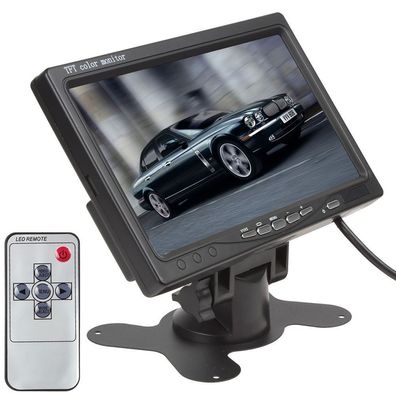 Farb Monitor 7" für Transporter Rückfahrkamera Bremslichtkamera Rückfahrsystem
