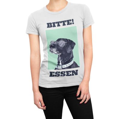 Witziges Cooler Hunde Shirt Bitte Hundeliebhaber Undebesitze Bio Damen T-Shirt