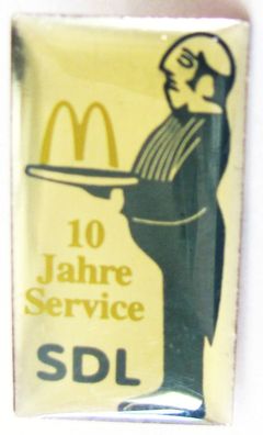 Mc Donald´s - 10 Jahre Service SDL - Pin 28 x 15 mm