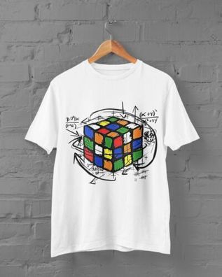 Magic Cube - Herren T-Shirt - Zauberwürfel Comic Sci-Fi Scienc XS - XXXL